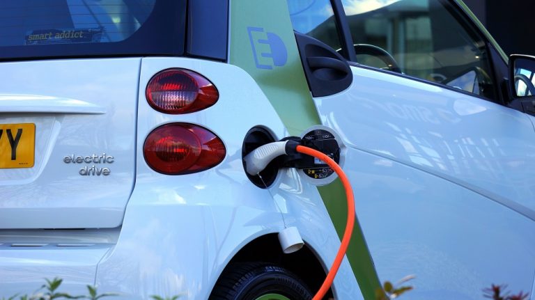 Plugged-in electric car
