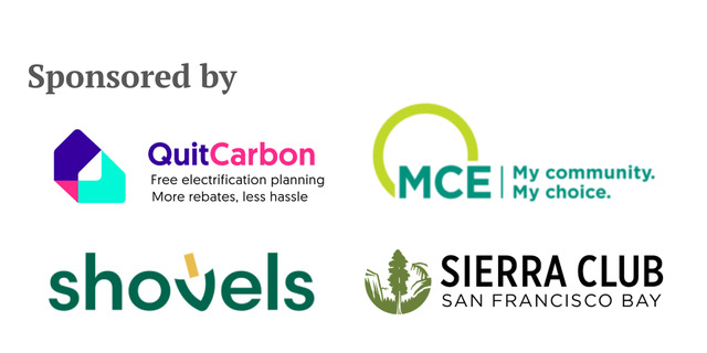 Logos for the following organizations: Quit Carbon; MCE; Shovels; Sierra Club;