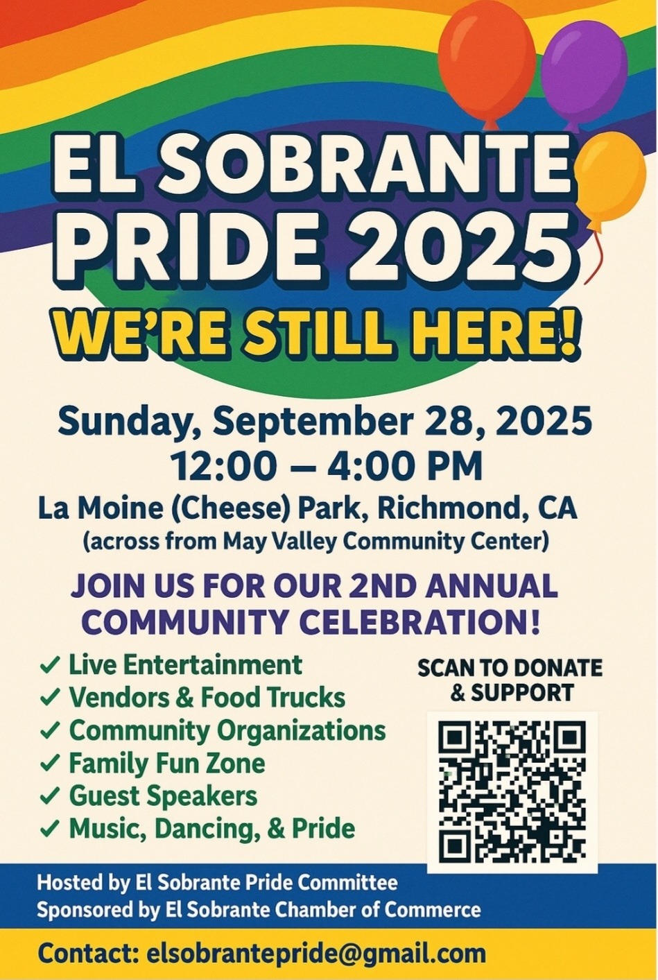 Celebrate with El Sobrante Pride 2025!